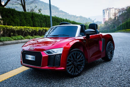 Elektrické Autíčko Baby Mix Audi R8 Spyder Maxi Metalíza červené - Autá