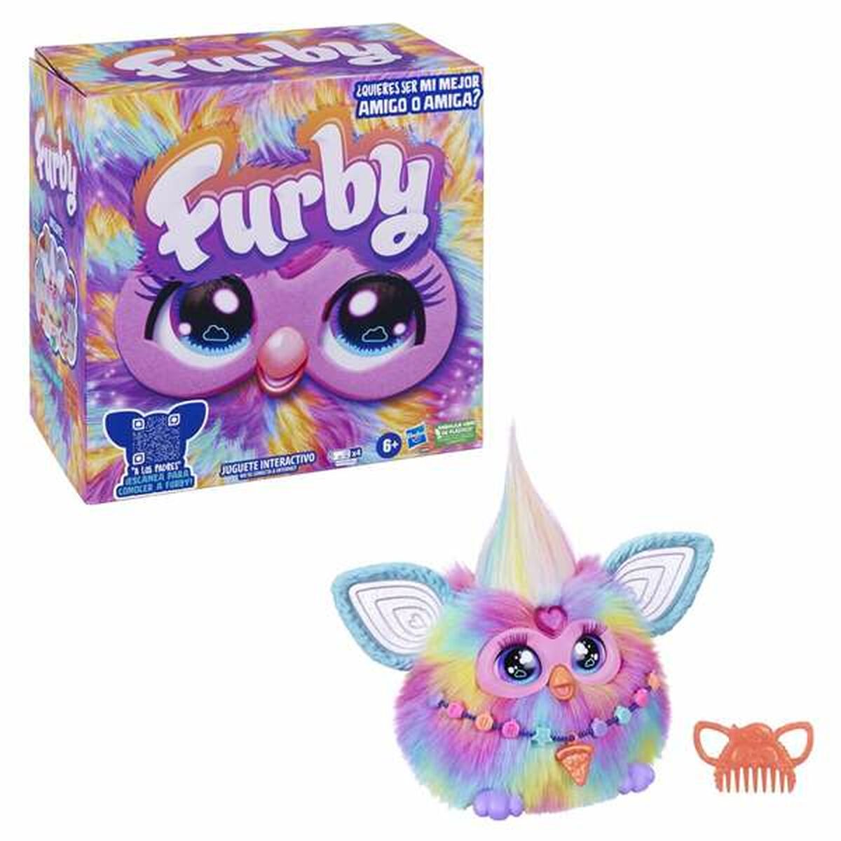 Interaktívny Maskot Hasbro Furby tie Dye 13 x 23 Cm - Hracie Sady