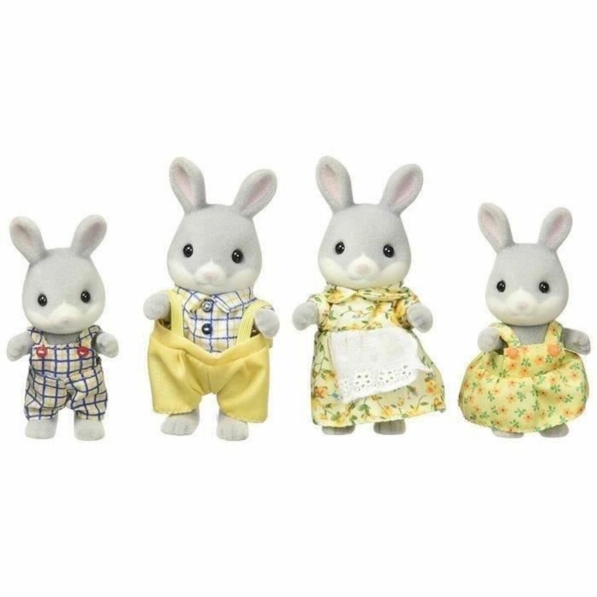 Sada Bábik Sylvanian Families Family Gray Rabbit - Hračky a Hry Bábiky Postavičky