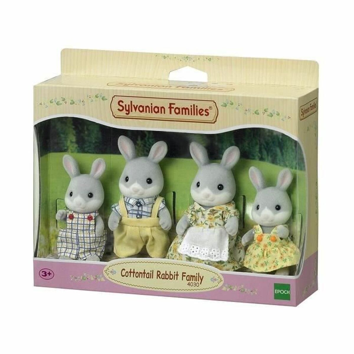 Sada Bábik Sylvanian Families Family Gray Rabbit - Hračky a Hry Bábiky Postavičky