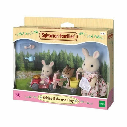 Pohyblivé Figúrky Sylvanian Families Babies Ride And Play - Hračky a Hry Bábiky Postavičky