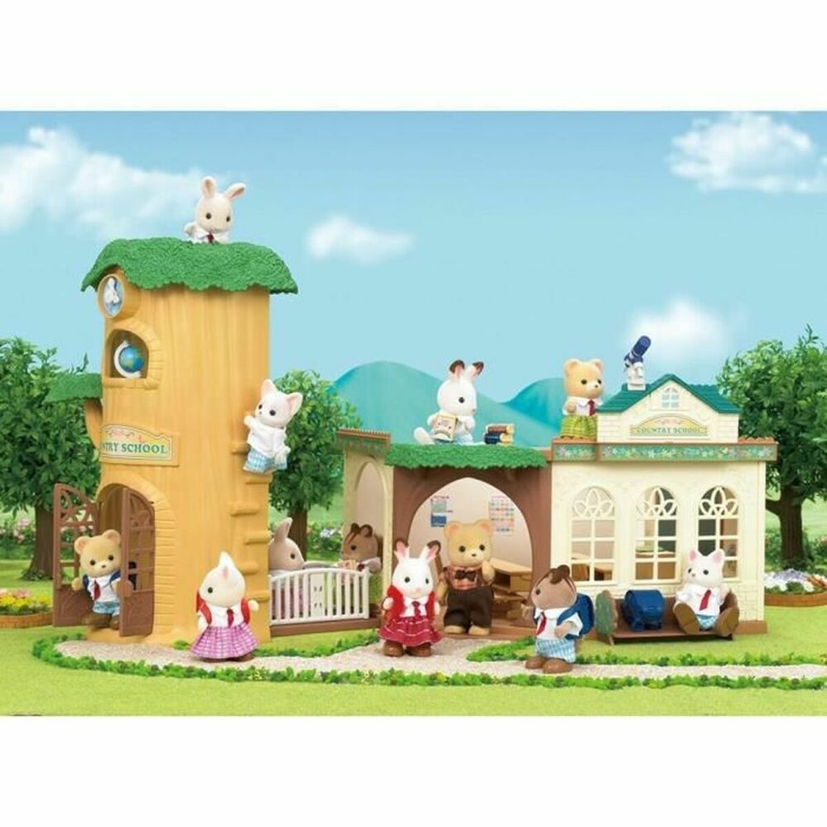 Playset Sylvanian Families School Of The Forest - Hračky a Hry Bábiky Postavičky