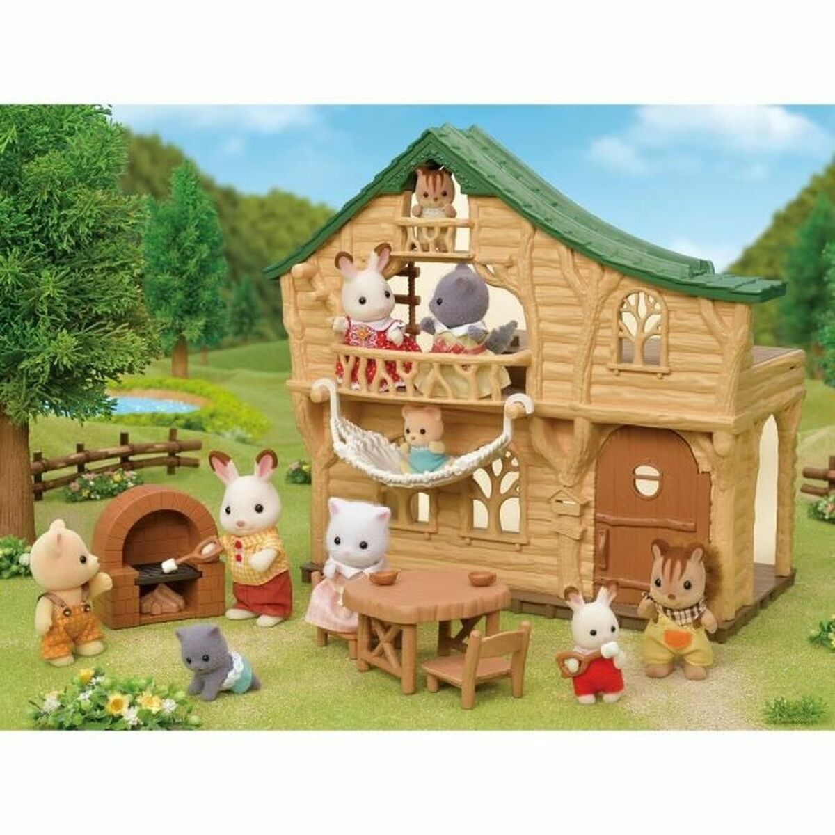 Dom pre Bábiky Sylvanian Families The Lake Chalet - Hračky a Hry Bábiky Doplnky