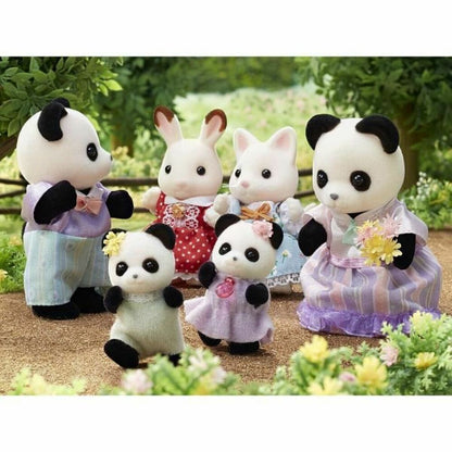 Pohyblivé Figúrky Sylvanian Families The Panda Family - Hračky a Hry Bábiky Postavičky