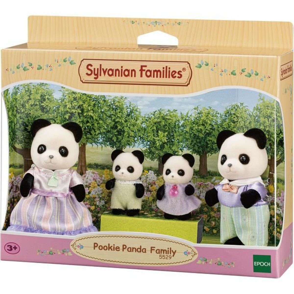 Pohyblivé Figúrky Sylvanian Families The Panda Family - Hračky a Hry Bábiky Postavičky