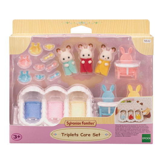 Playset Sylvanian Families Triplets Care Set - Hračky a Hry Bábiky Postavičky