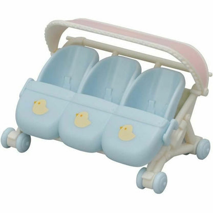 Playset Sylvanian Families The Triple Stroller - Hračky a Hry Bábiky Postavičky