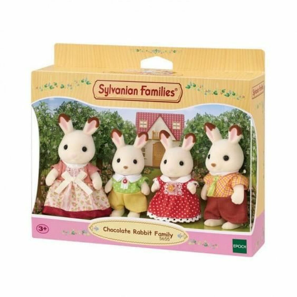 Playset Sylvanian Families Chocolate Rabbit Family - Hračky a Hry Bábiky Postavičky