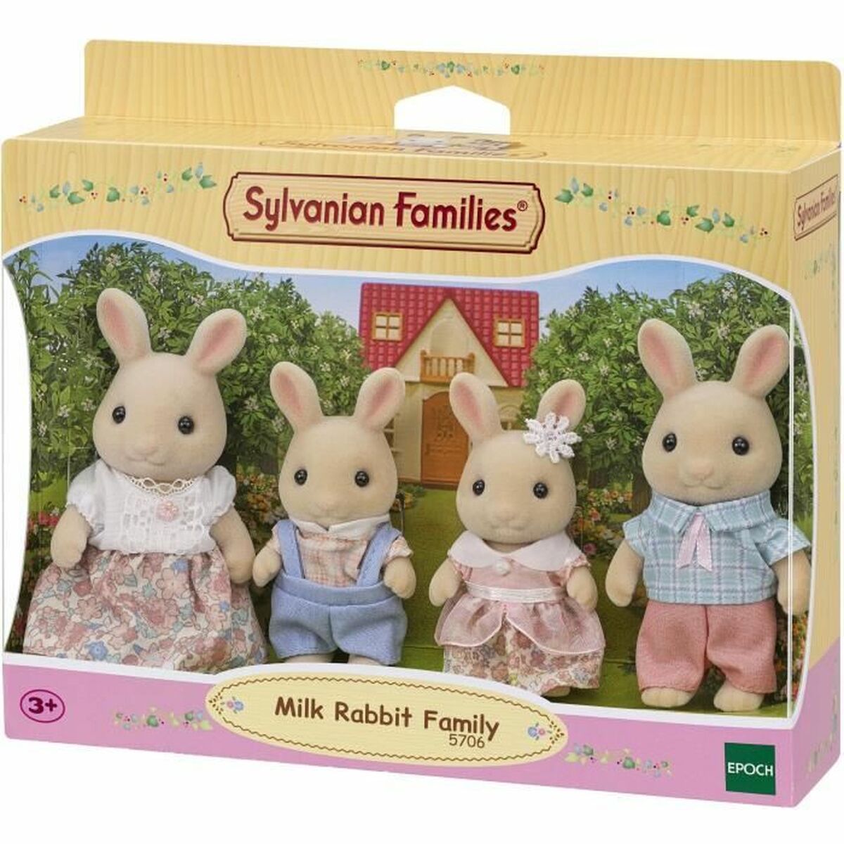 Figúrk Sylvanian Families 5706 Králik Rodina 4 Kusy - Hračky a Hry Bábiky Postavičky