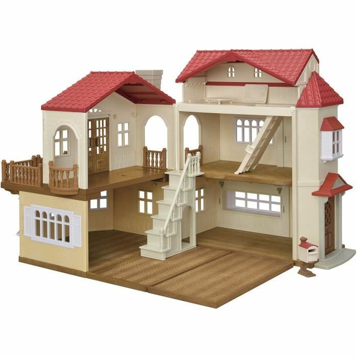 Playset Sylvanian Families Red Roof Country Home Domček ?? Miniatúra Králik - Hračky a Hry Bábiky Postavičky