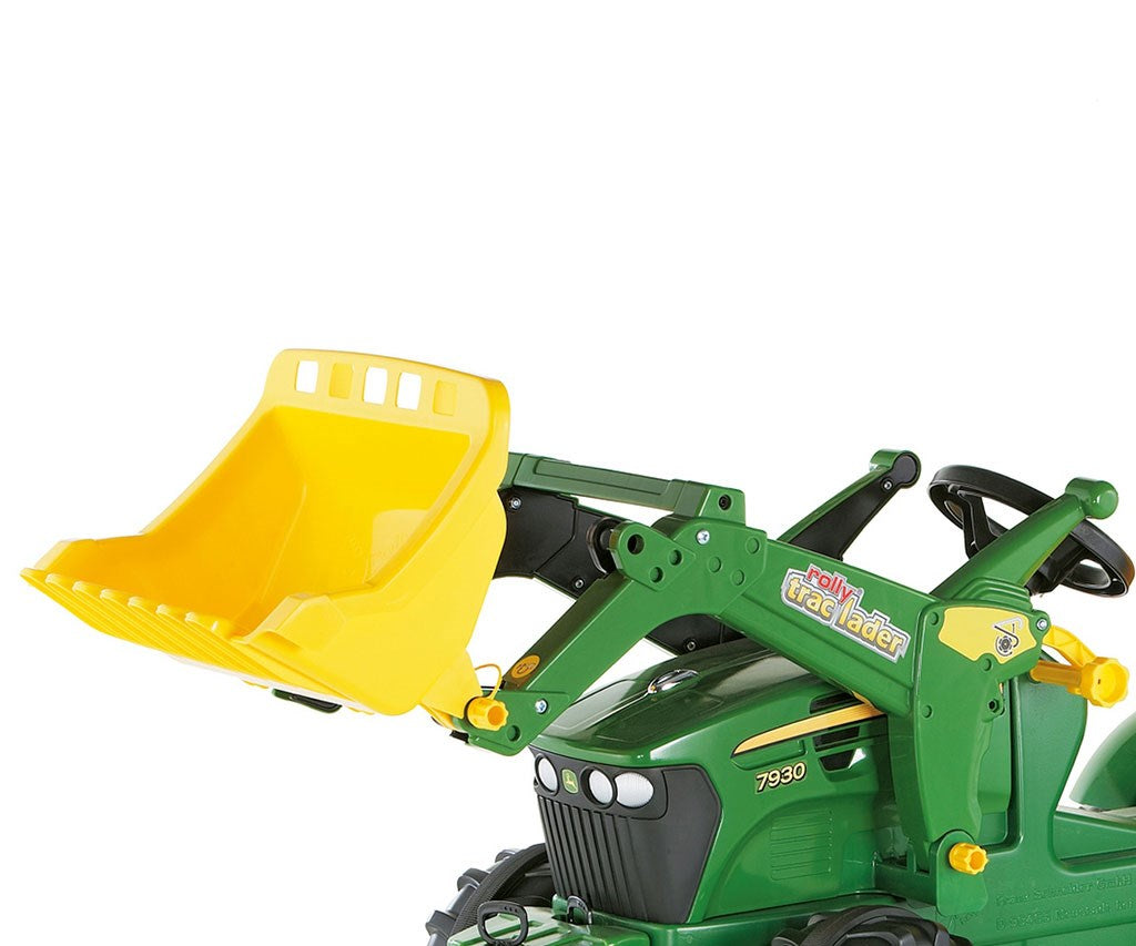 Šliapací Traktor Nakladač Rolly Toys John Deere Farmtrac Zelený - Odrážadlá - Milly Mally