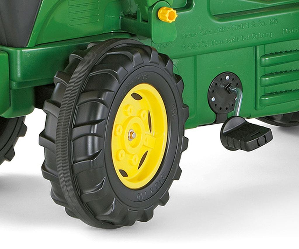 Šliapací Traktor Nakladač Rolly Toys John Deere Farmtrac Zelený - Odrážadlá - Milly Mally