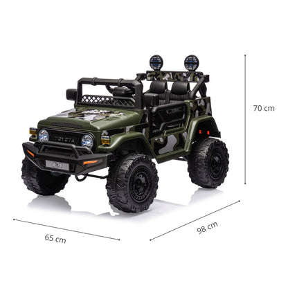 Elektrické Autíčko Milly Mally Toyota Fj Cruiser Army - Autá - Milly Mally