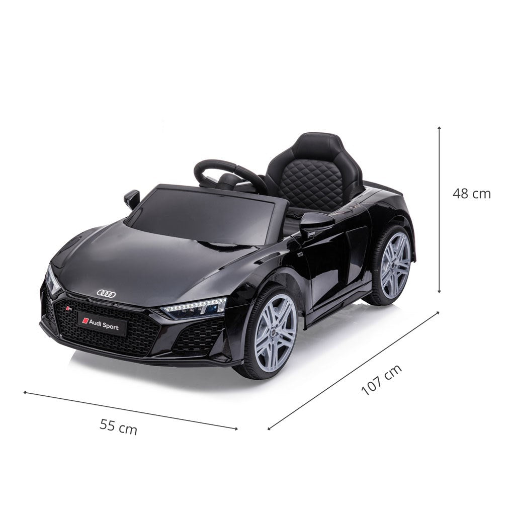 Elektrické Autíčko Milly Mally Audi R8 Spyder Black - Autá - Milly Mally