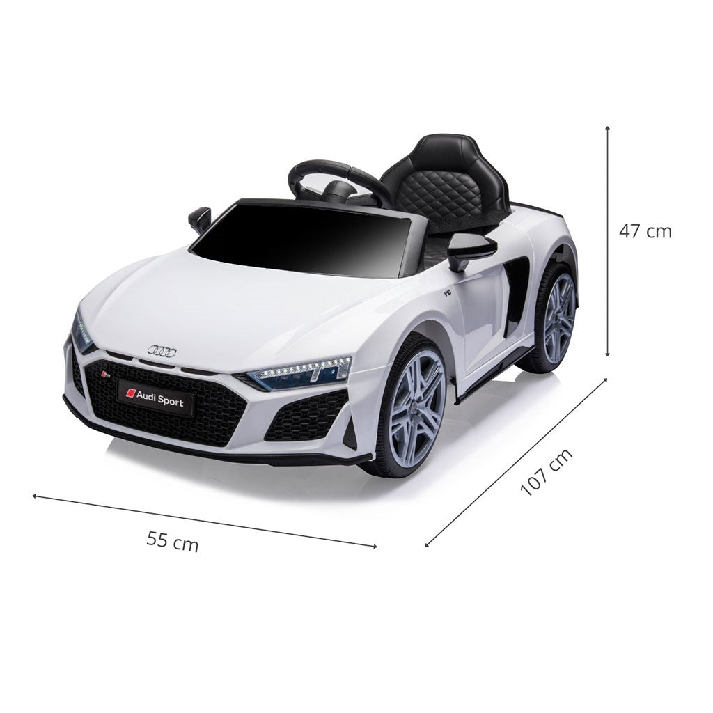 Elektrické Autíčko Milly Mally Audi R8 Spyder White - Autá - Milly Mally