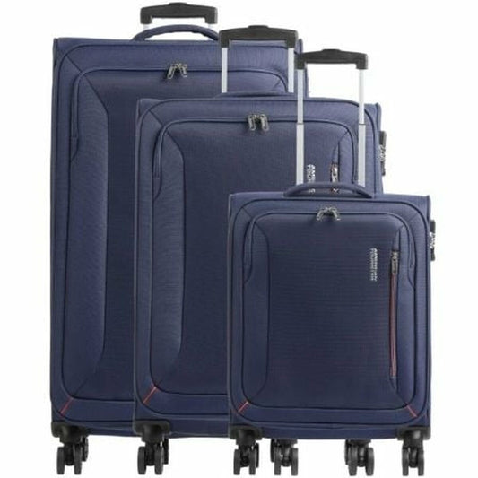 Súprava Batožín American Tourister Sea Seeker Hyperspeed Modrá 75 l 38 108 - Batožina Kufre a Cestovné Tašky