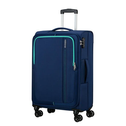 Príručná Kufor American Tourister 146675-6636 Modrá 61 l 68 x 43 25 Cm - Batožina Kufre a Cestovné Tašky