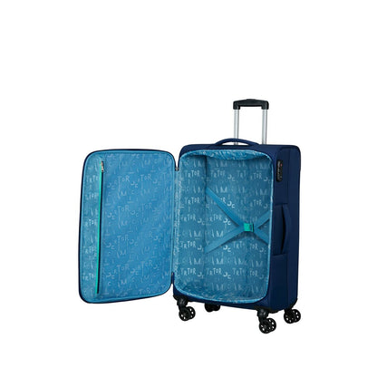 Príručná Kufor American Tourister 146675-6636 Modrá 61 l 68 x 43 25 Cm - Batožina Kufre a Cestovné Tašky