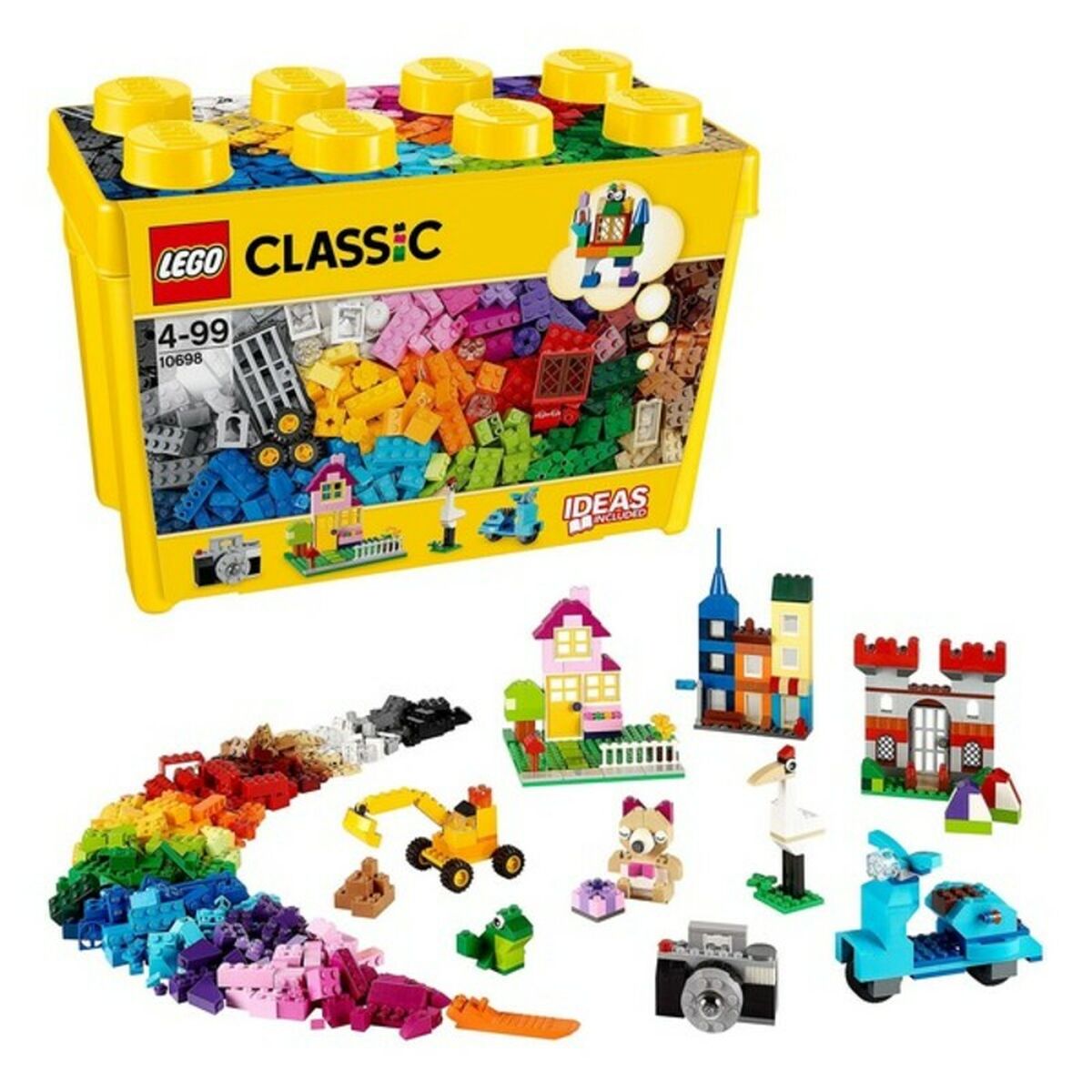 Playset Brick Box Lego 10698 (790 Pcs) - Hračky a Hry Bábiky Postavičky