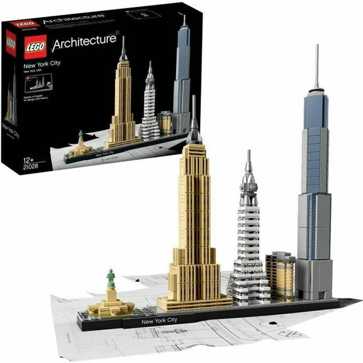 Playset Lego Architecture 21028 New York - Hračky a Hry Bábiky Postavičky