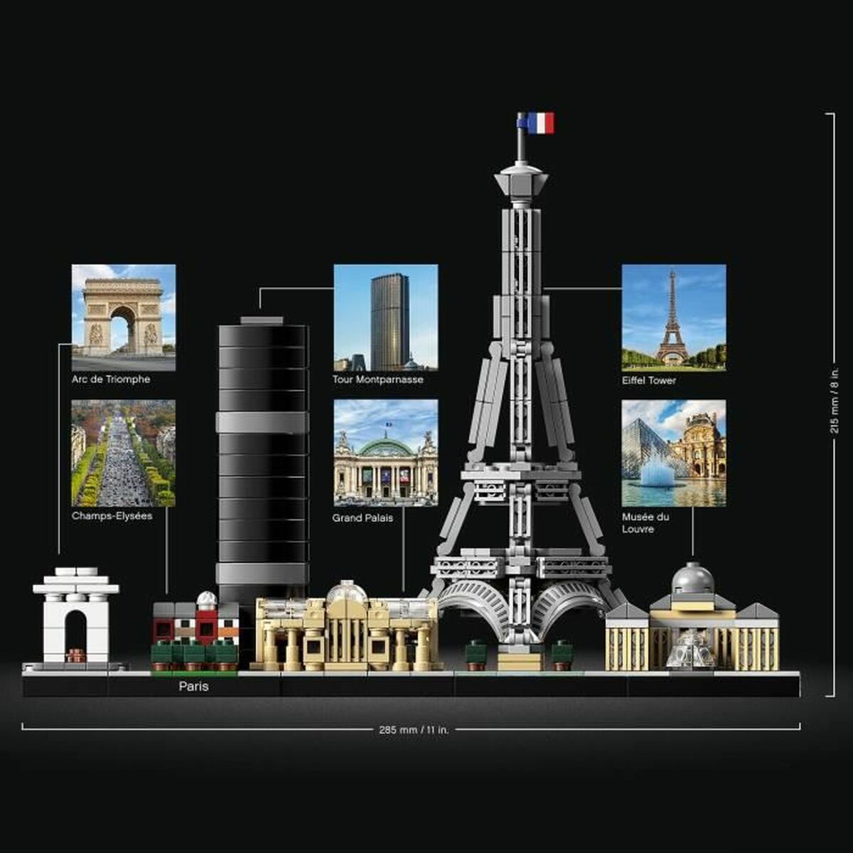 Playset Lego Architecture 21044 Paris - Hračky a Hry Bábiky Postavičky