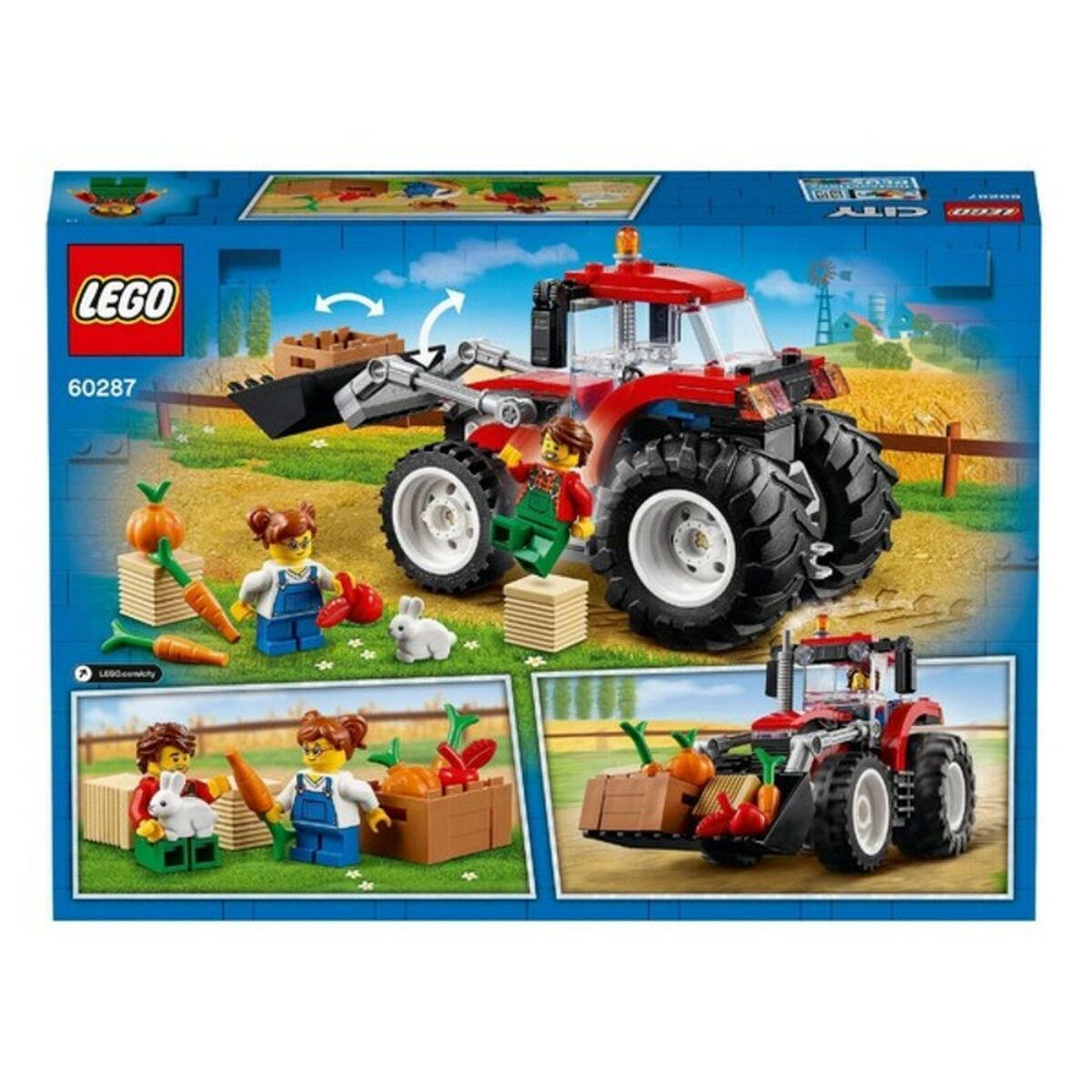 Playset City Great Vehicles Tractor Lego - Hračky a Hry Bábiky Postavičky