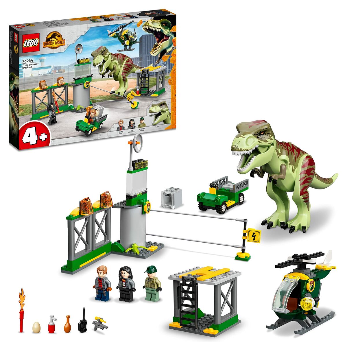 Playset Lego 76944 Jurassic World T-rex Escape - Hračky a Hry