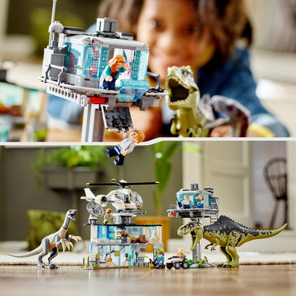 Stavebnicová Hra + Figúrky Lego Jurassic World Attack - Hračky a Hry