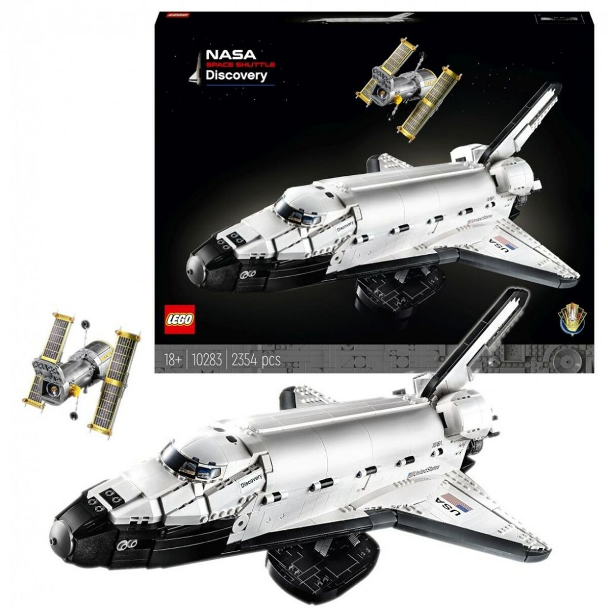 Súprava Lego 10283 Discovery Shuttle Nasa čierna - Hračky a Hry