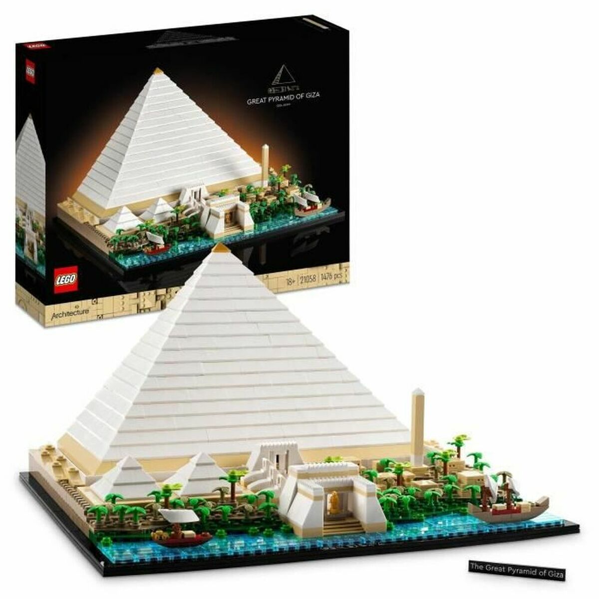 Playset Lego Architecture The Great Pyramid Of Giza 1476 Kusy - Hračky a Hry Bábiky Postavičky