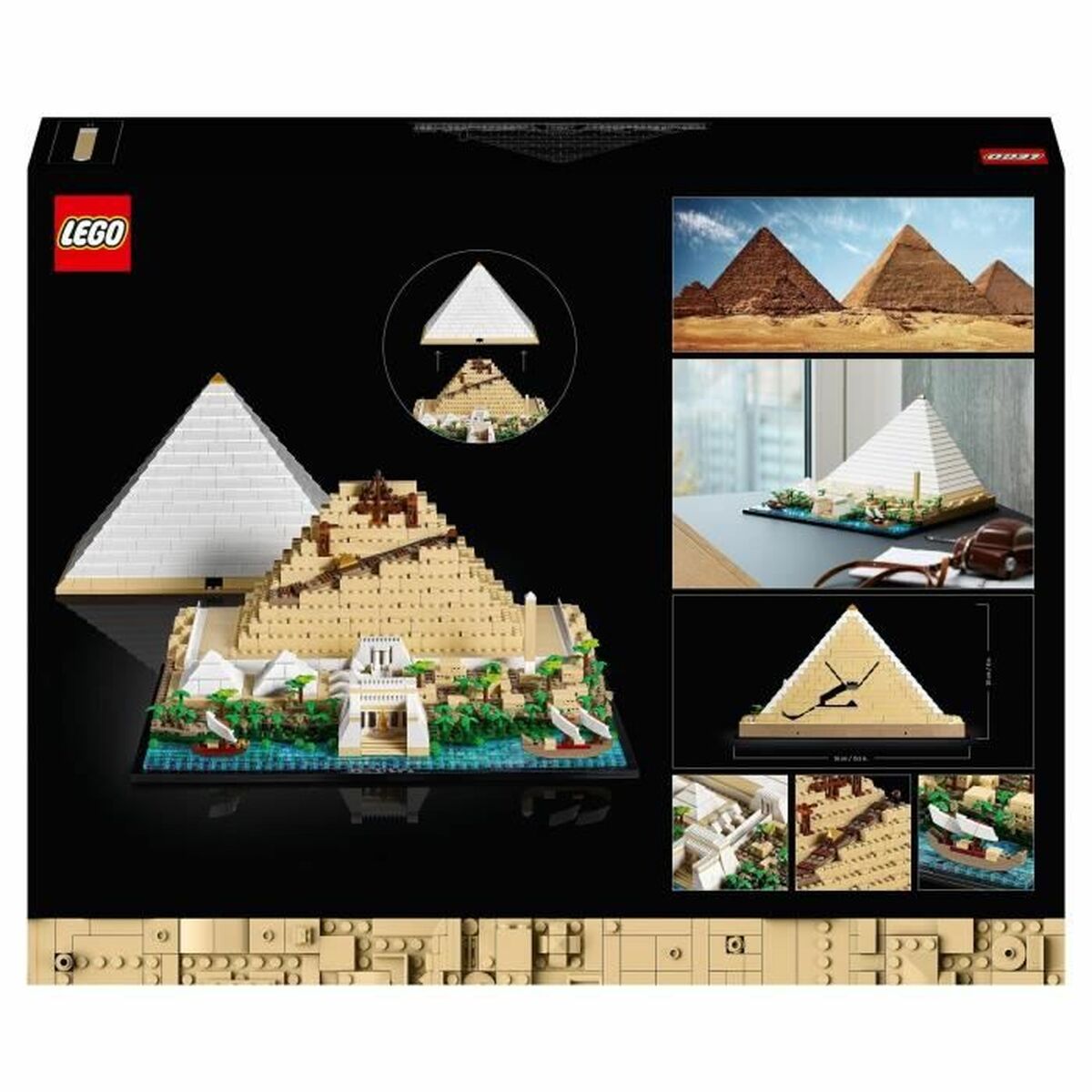 Playset Lego Architecture The Great Pyramid Of Giza 1476 Kusy - Hračky a Hry Bábiky Postavičky