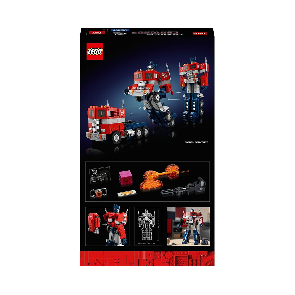 Stavebná Hra Lego Icons Optimus Prime Transformers - Hračky a Hry Bábiky Postavičky