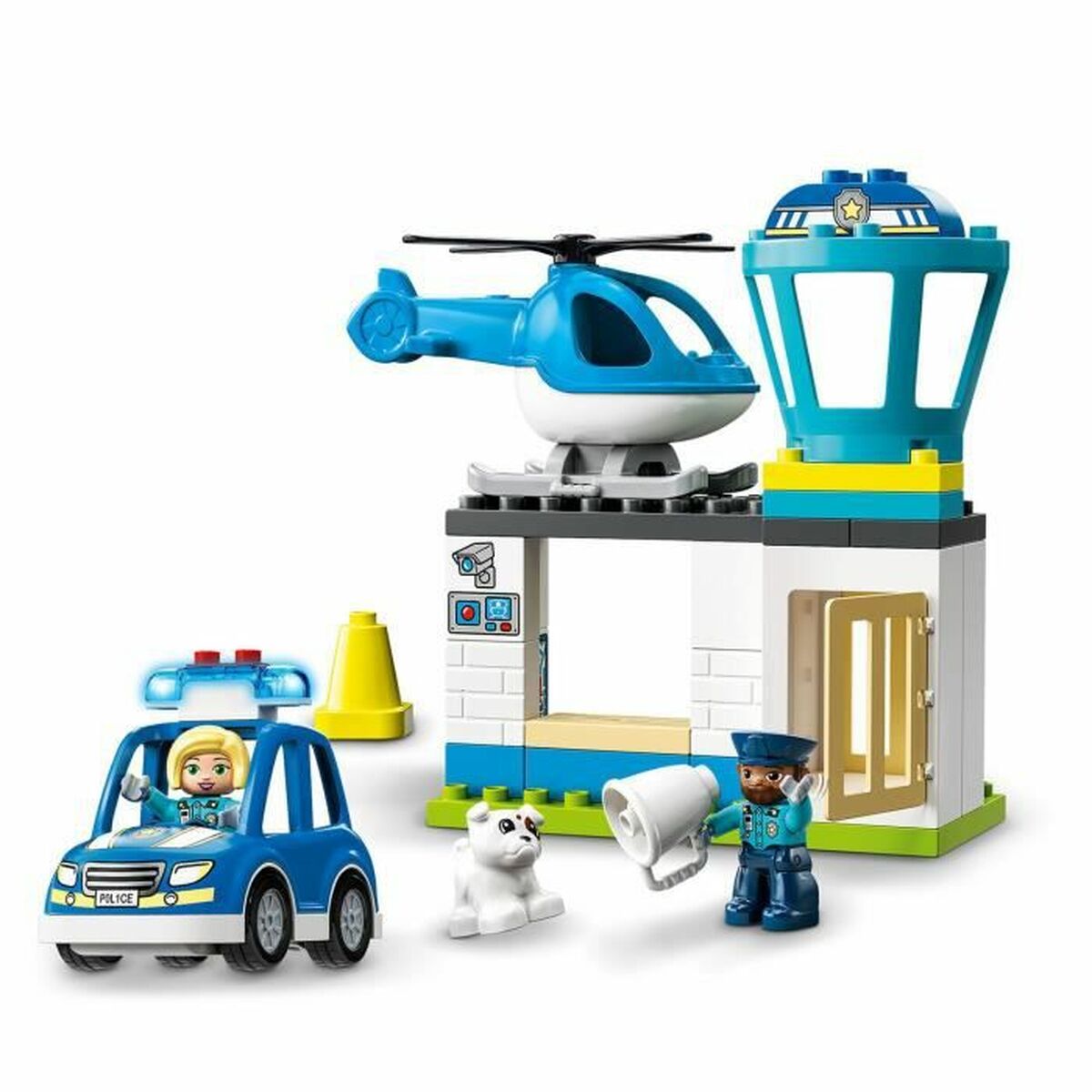 Playset Lego Police Station And Helicopter 40 Kusy - Hračky a Hry Bábiky Postavičky