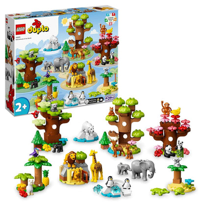 Playset Lego 10975 Duplo Wild Animals Of The World (142 Kusy) - Hračky a Hry Bábiky Postavičky