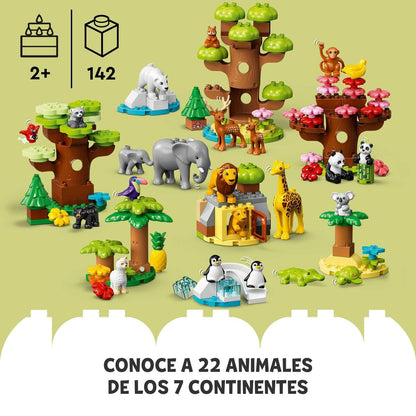 Playset Lego 10975 Duplo Wild Animals Of The World (142 Kusy) - Hračky a Hry Bábiky Postavičky