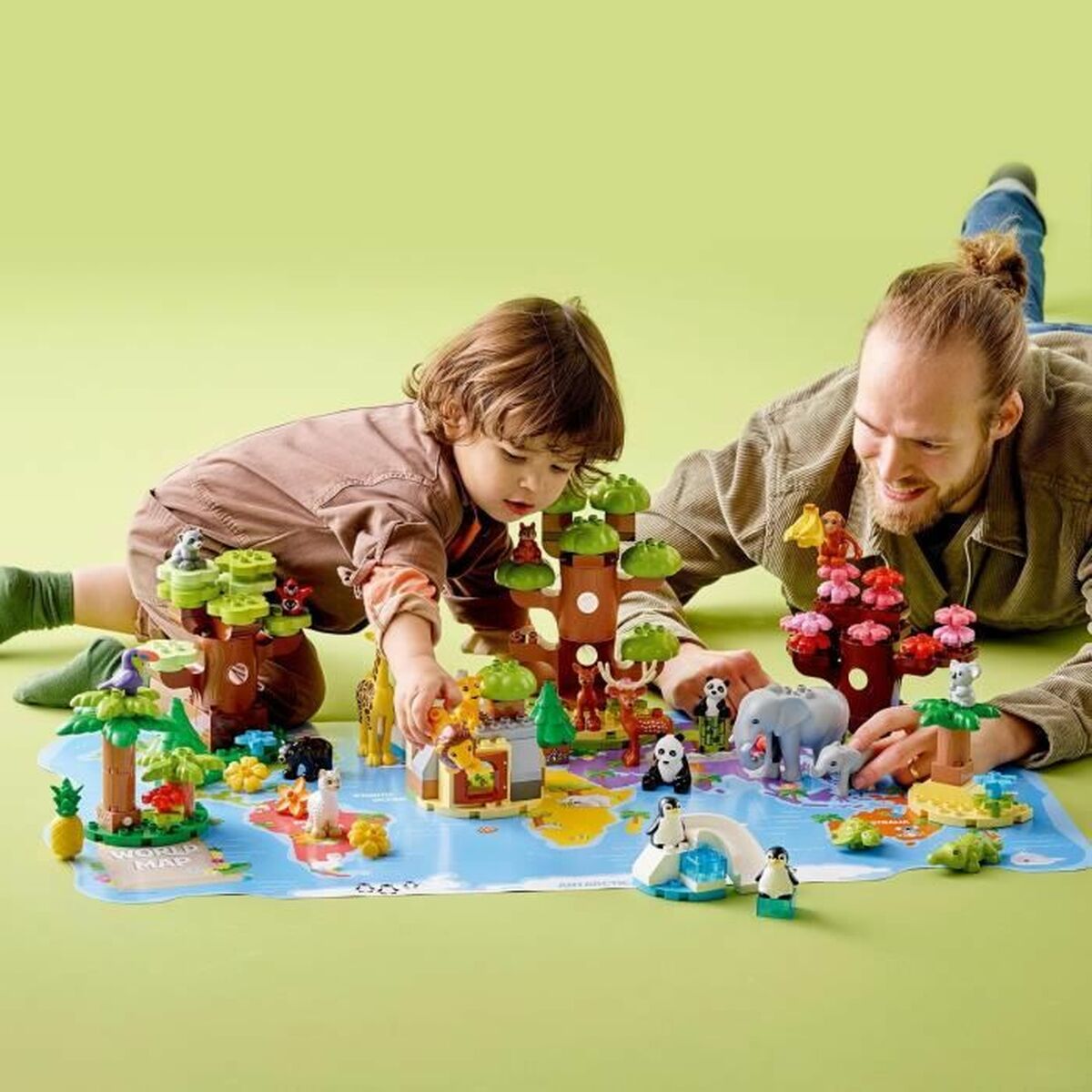 Playset Lego 10975 Duplo Wild Animals Of The World (142 Kusy) - Hračky a Hry Bábiky Postavičky