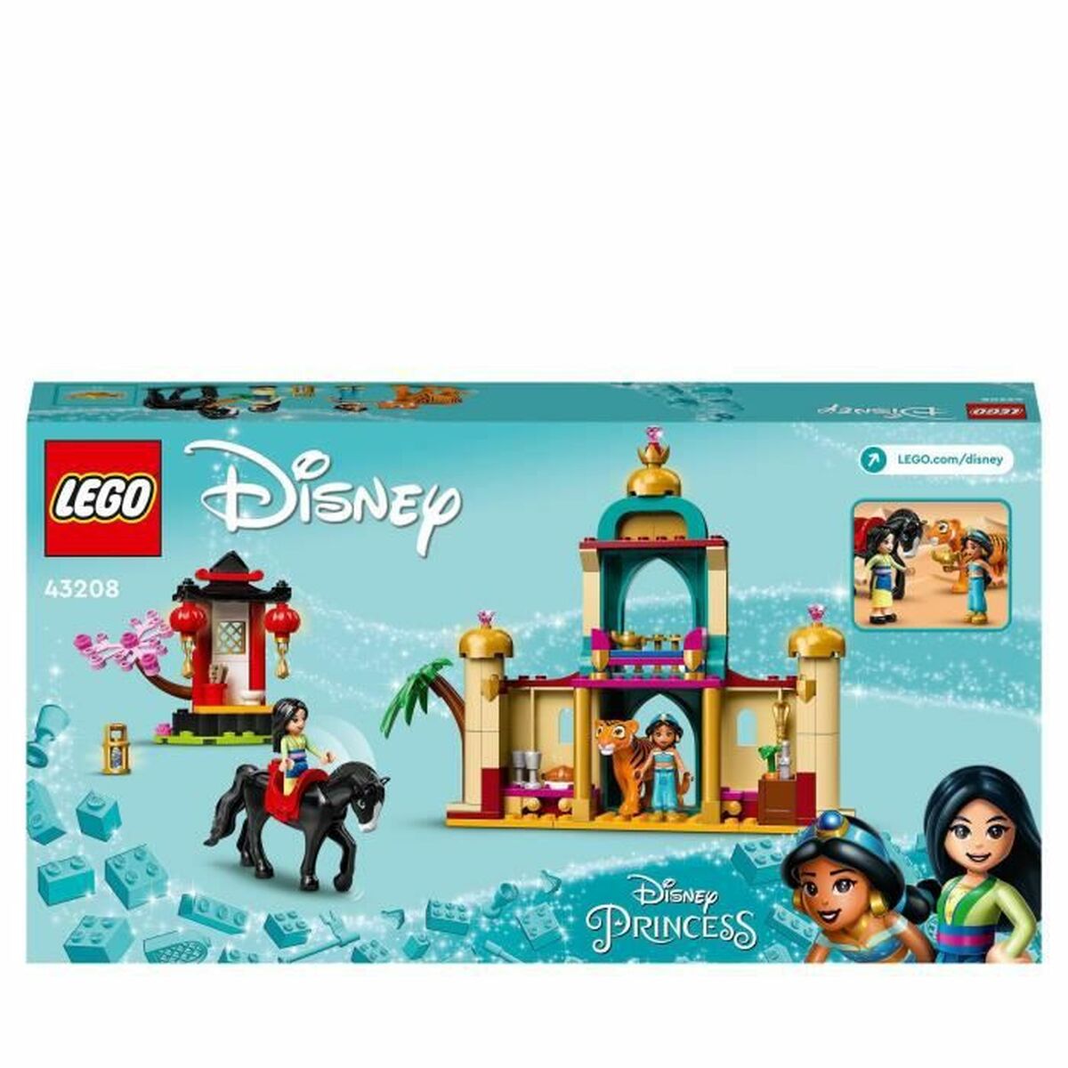 Playset Lego 43208 Adventures Of Jasmine And Mulan - Hračky a Hry Bábiky Postavičky