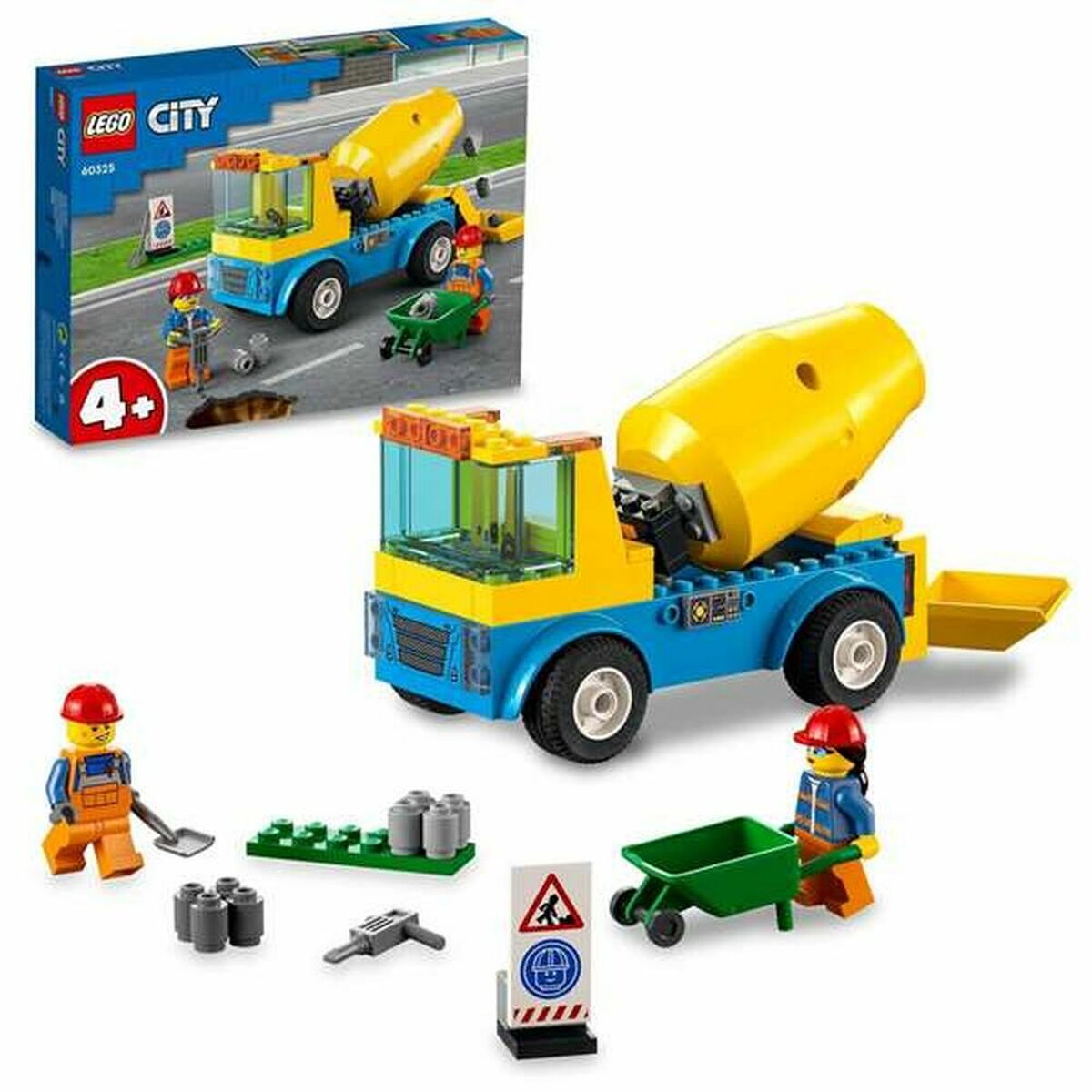 Playset Lego Cement Mixer Truck