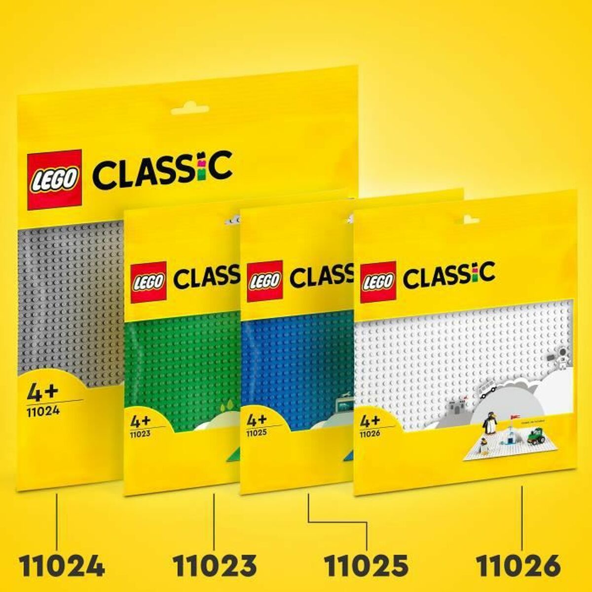 Podporná Základňa Lego Classic 11024 Viacfarebná - Hračky a Hry