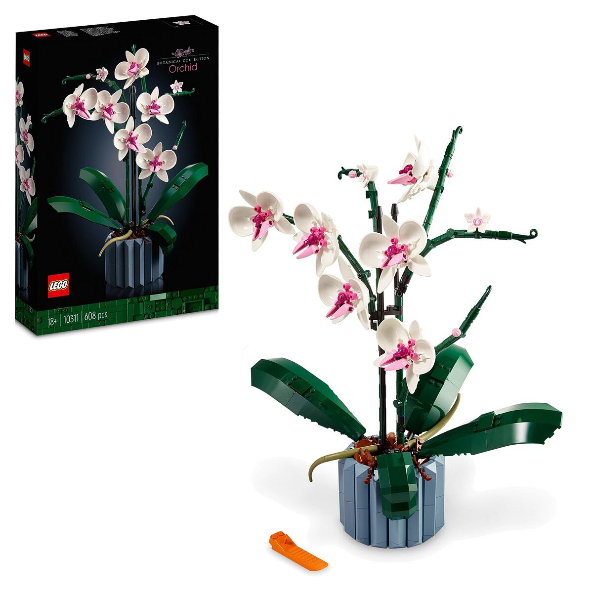 Playset Lego The Orchid Plants With Indoor Artificial Flowers - Hračky a Hry Bábiky Postavičky