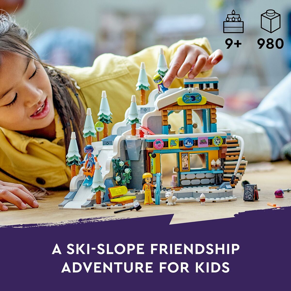 Súprava Lego Friends 41756 Lyžiarsky Svah 980 Kusov - Hračky a Hry Bábiky Postavičky