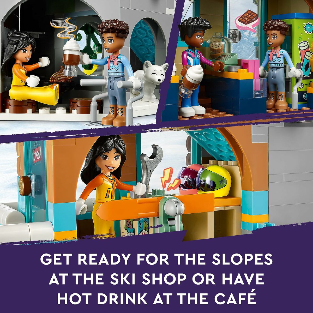 Súprava Lego Friends 41756 Lyžiarsky Svah 980 Kusov - Hračky a Hry Bábiky Postavičky