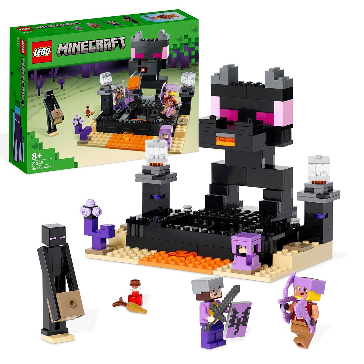 Playset Lego Minecraft 252 Kusy - Hračky a Hry Bábiky Postavičky