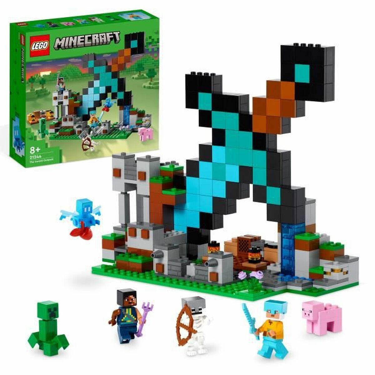 Playset Lego Minecraft 21244 Tower 427 Kusy - Hračky a Hry Bábiky Postavičky