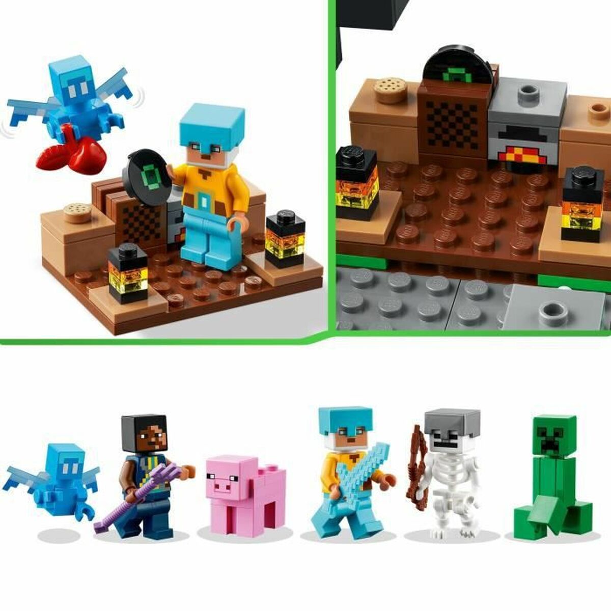 Playset Lego Minecraft 21244 Tower 427 Kusy - Hračky a Hry Bábiky Postavičky