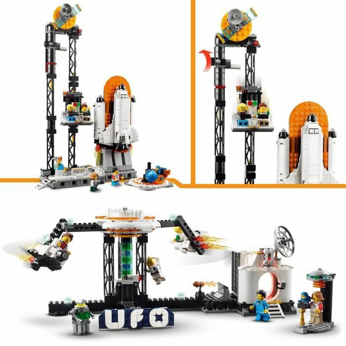 Playset Lego Creator Space Rollercoaster 874 Kusy - Hračky a Hry Bábiky Postavičky