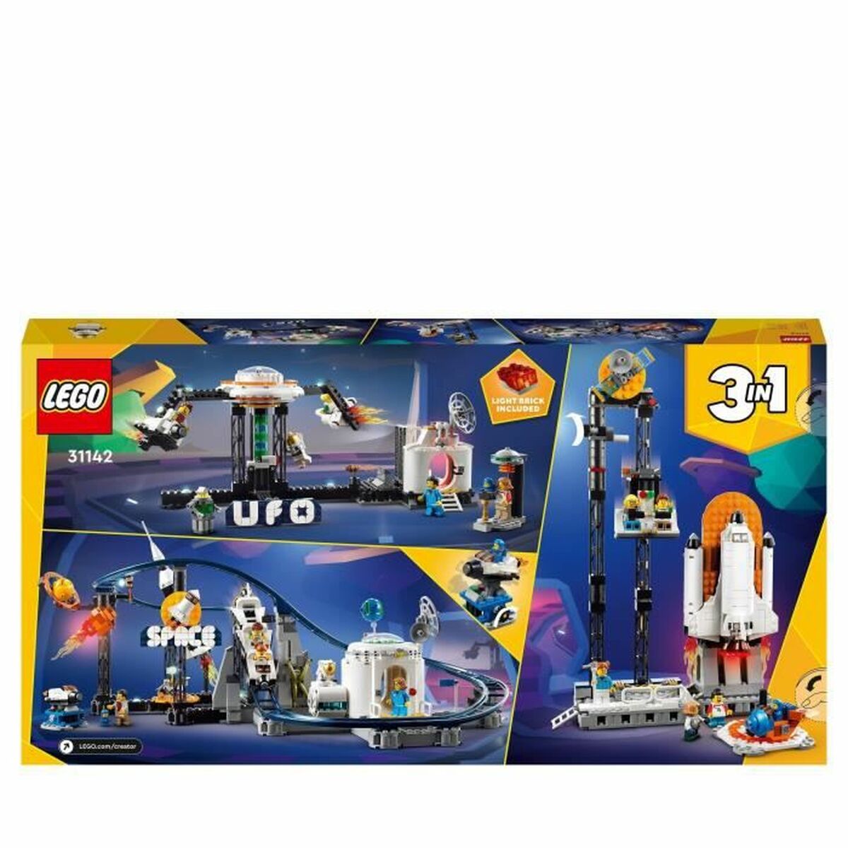 Playset Lego Creator Space Rollercoaster 874 Kusy - Hračky a Hry Bábiky Postavičky