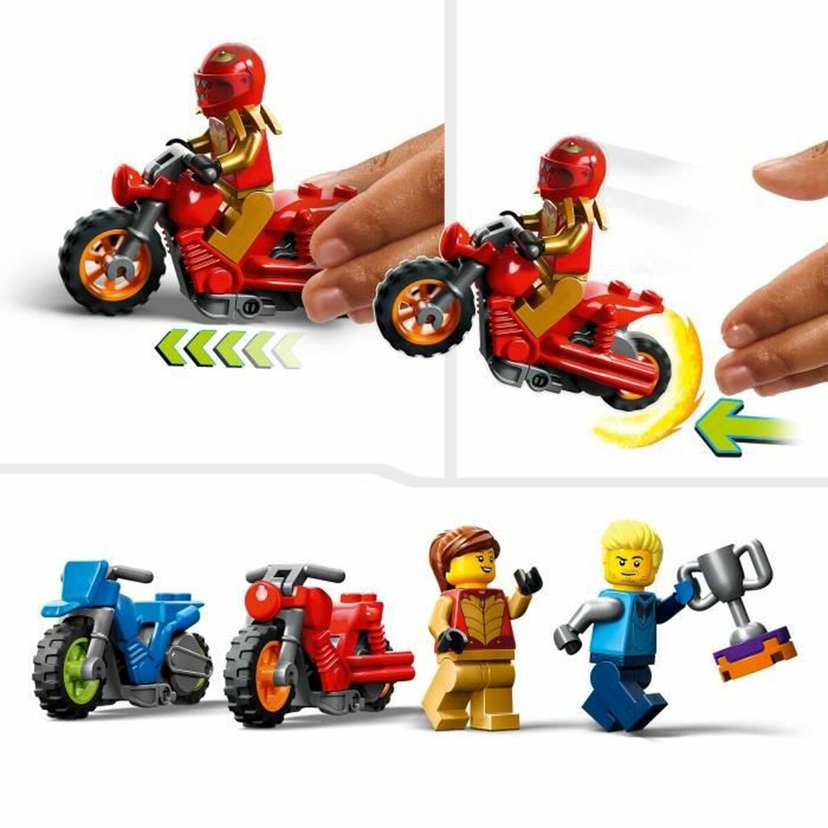 Playset Lego City Stuntz - Hračky a Hry Bábiky Postavičky