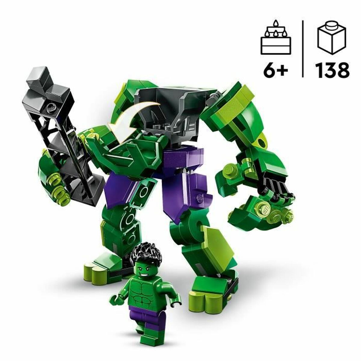 Playset Lego 76241 Hulk - Hračky a Hry Bábiky Postavičky