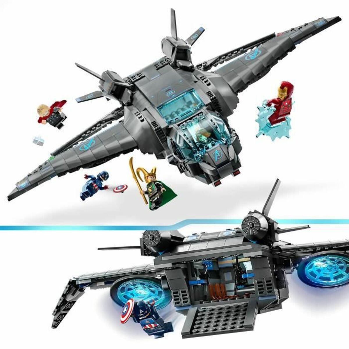 Playset Lego Marvel 76248 The Avengers Quinjet 795 Kusy - Hračky a Hry Bábiky Postavičky